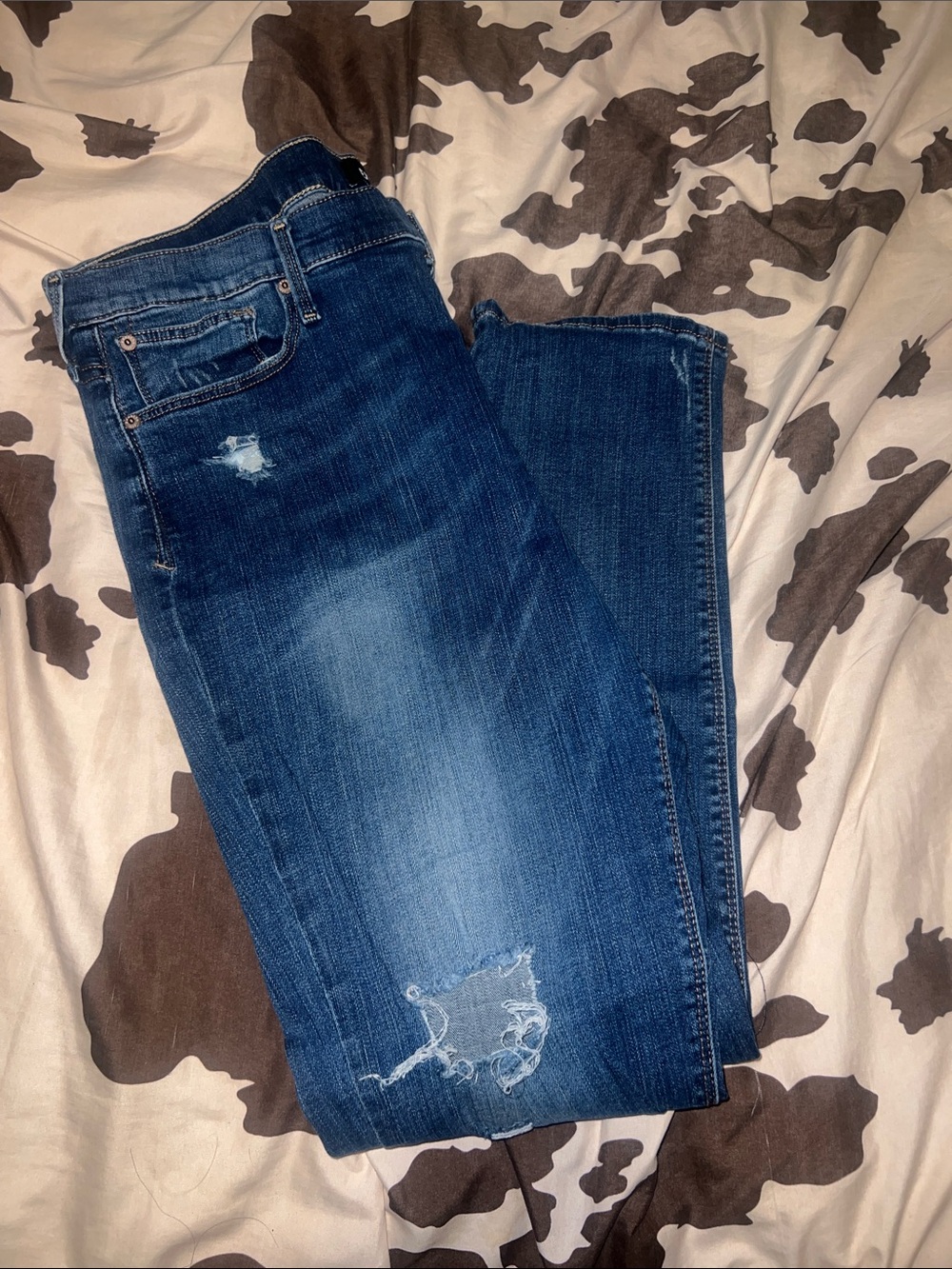Dark Blue Women's Stretch Denim Jeans